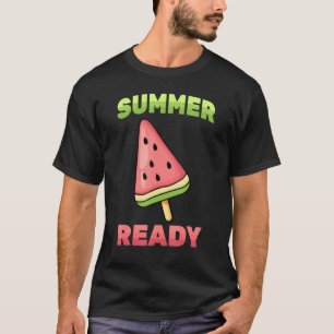 T-shirt Pâque - Prêt pour l'été - Melon - fruits - Vacat