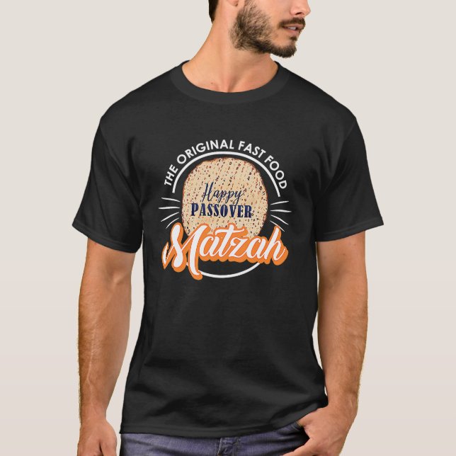 T-shirt Pâque Restauration rapide originale Matzah Seder J (Devant)