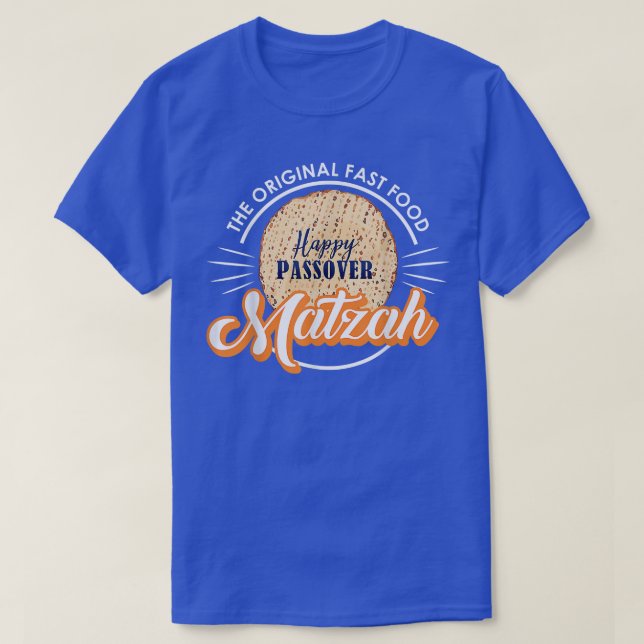 T-shirt Pâque Restauration rapide originale Matzah Seder J (Design devant)