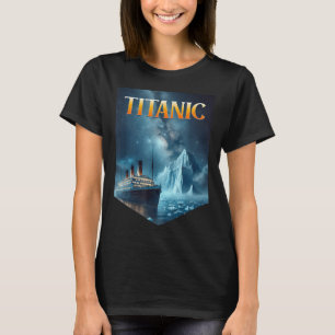 T-shirt Paquebot de croisière Titanic Iceberg 1912 Rms Voy