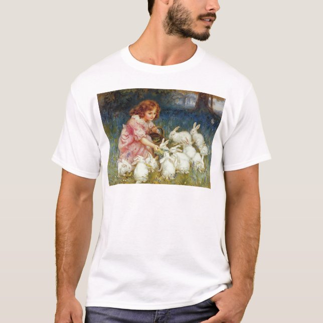 T-shirt Pâques Animaux Mignons Vintage (Devant)