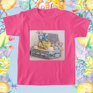 T-shirt Pâques Animaux Mignons Vintage