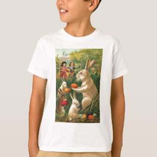 T-shirt Pâques Animaux Mignons Vintage