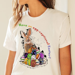 T-shirt Pâques aux oeufs ! Oeufs de lapin de Pâques