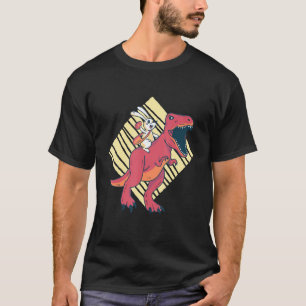 T-shirt Pâques Bunny Dinosaur Garçons Panier Stuffes Enfan