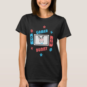 T-shirt Pâques Bunny Gamer Svg, Joyeux Pâques 