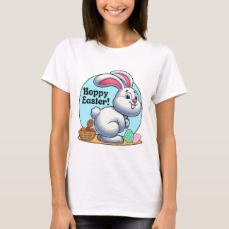 T-shirt Pâques chanceuses ! Lapin de Pâques Poop Oeufs Cho