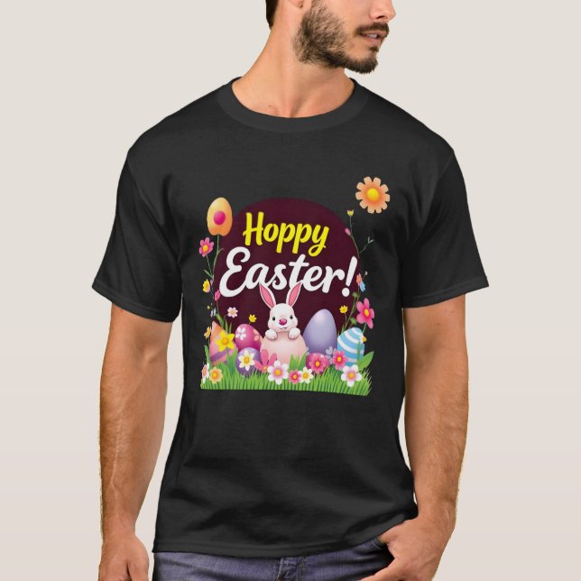 T-shirt Pâques chanceux (Devant)