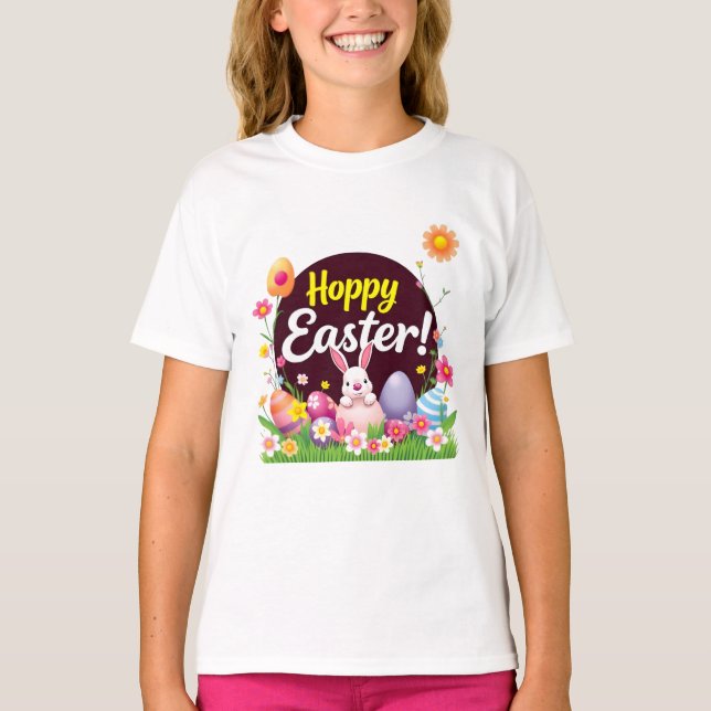 T-shirt Pâques chanceux (Devant)