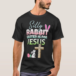 T-shirt Pâques De Lapin Silencieux Est Pour Jésus Pâques