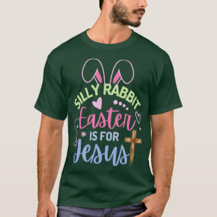 T-shirt Pâques De Lapin Silencieux Est Pour Jésus Pâques