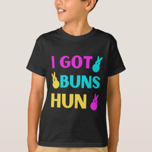 T-shirt Pâques Drôle - J'Ai Des Buns Marshmallow Candy Bun