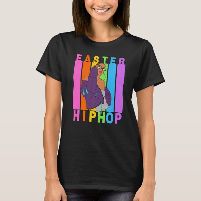 T-shirt Pâques Hip hop Danse Amour Dab Vacances Amusants E (Devant)