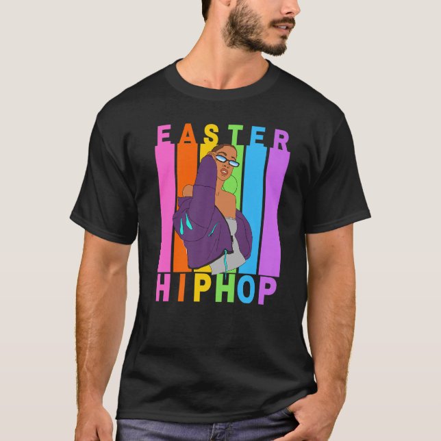 T-shirt Pâques Hip hop Danse Amour Dab Vacances Amusants E (Devant)