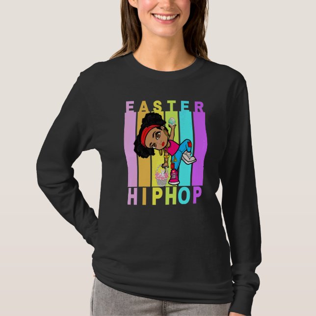 T-shirt Pâques Hip hop Danse Amour Dab Vacances Amusants E (Devant)