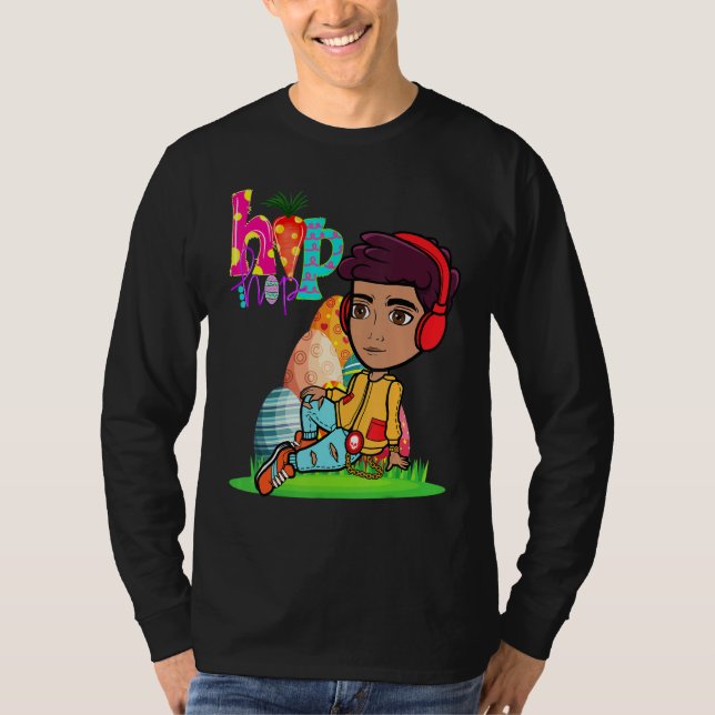 T-shirt Pâques Hip hop Danse Amour Dab Vacances Enfants G (Devant)