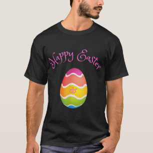 T-shirt Pâques joyeuses pour les hommes gais avec oeuf de