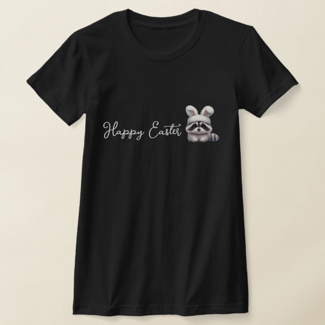 T-shirt Pâques joyeuses - Raton lapin de Pâques (Poser)