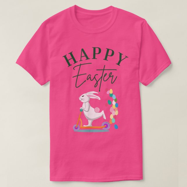 T-shirt Pâques Joyeux Lapin de Pâques Garçons Drôle (Design devant)