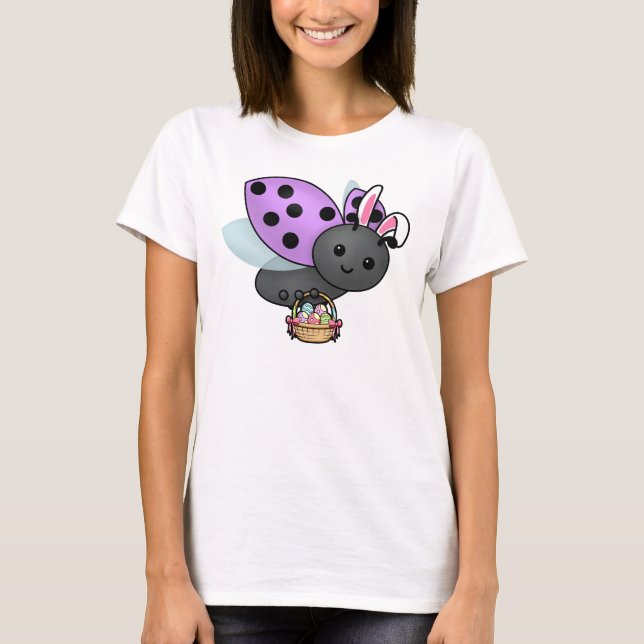 T-shirt Pâques Ladybug (Devant)