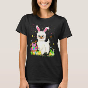 T-shirt Pâques Llama Bunny OEufs Chasse Llama Pâques Diman