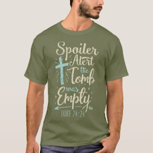 T-shirt Pâques Paniers Stuffers Spoiler Alerte Tomb Étai