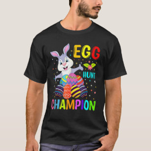 T-shirt Pâques pour enfants Champion de chasse aux oeufs G