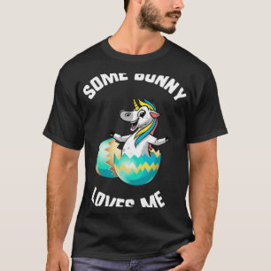 T-shirt Pâques Quelques lapins M'Aiment Unicorn Oeuf Lapin