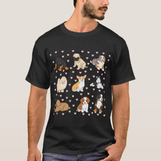 T-shirt Paquet de chiots mignons