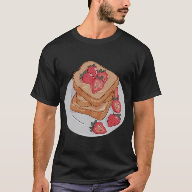 T-shirt paquet de nourriture d'anime (Devant)