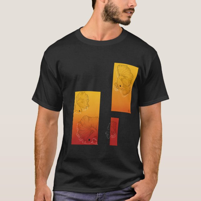 T-shirt Paquet de poissons (Devant)