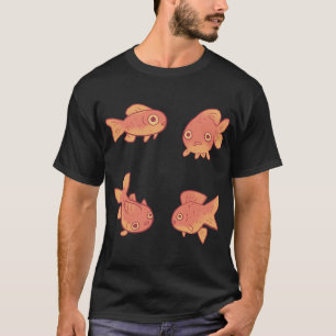 T-shirt Paquet de poissons rouges