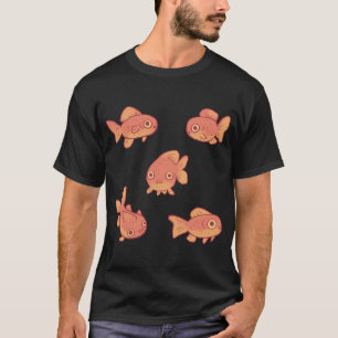 T-shirt Paquet de poissons rouges mignons