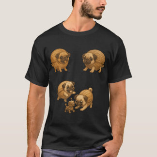 T-shirt Paquet de Pug Nut s (Inspiré de Dimension 20 : Clo