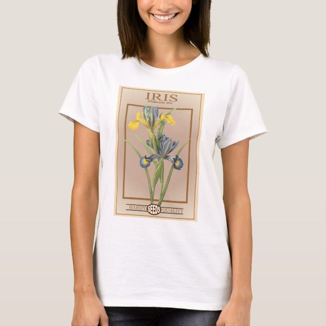 T-shirt paquet de semences iris (Devant)