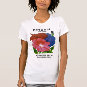T-shirt Paquet de semences Vintage Petunia