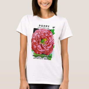 T-shirt Paquet de semences Vintage Poppy