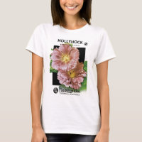 Paquet vintage de graine de rose trémière