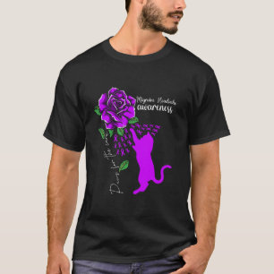 T-shirt Paquets De Chat Roses Violets Pour La Mal De Tête 