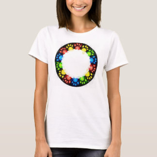 T-shirt Paquets Rainbow Cat