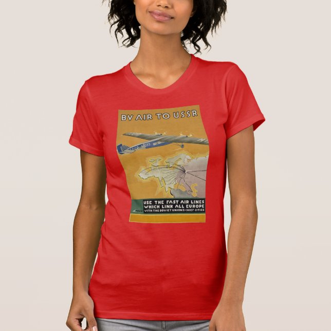 T-shirt Par avion vers l'URSS (Devant)