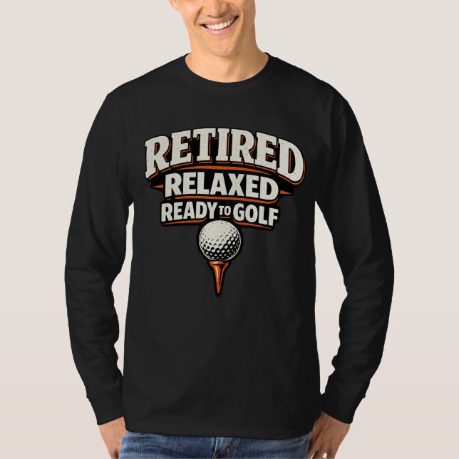 T-shirt Par de golf Let's Tee sur le parcours de golf (Devant)
