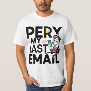 T-shirt par dernier e-mail