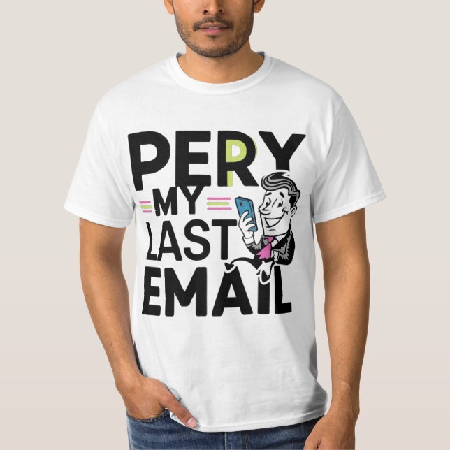 T-shirt par dernier e-mail (Devant)