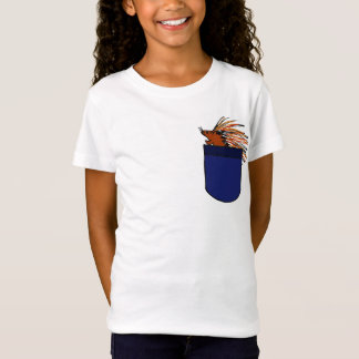 T-Shirt PAR EXEMPLE. - Porc-épic dans une chemise de poche
