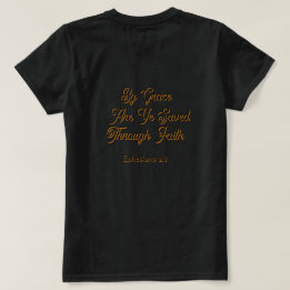 T-shirt Par la grâce vous êtes sauvés Éphésiens 2 Écriture