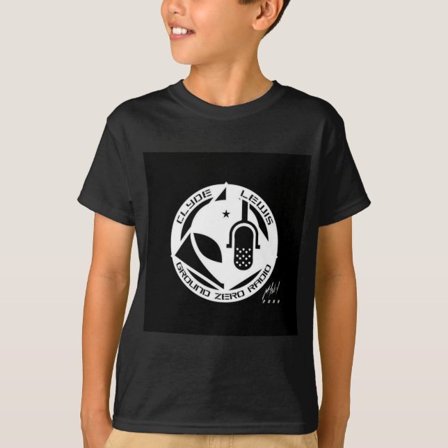 T-shirt par radio officiel de point zéro (inversé (Devant)