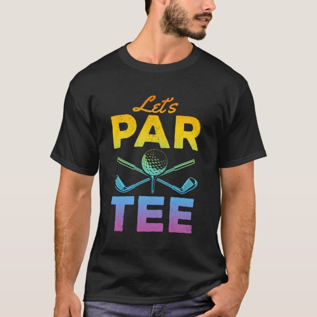 T-shirt Par Tee - Funny Golfer Funny Golf (Devant)