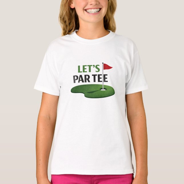T-shirt Par-Tee pour golfeur, c'est parti ! (Devant)