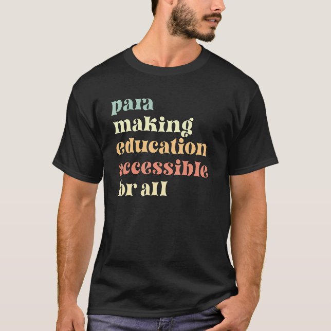 T-shirt Para Appréciation Paraprofessionnel Parapro (Devant)